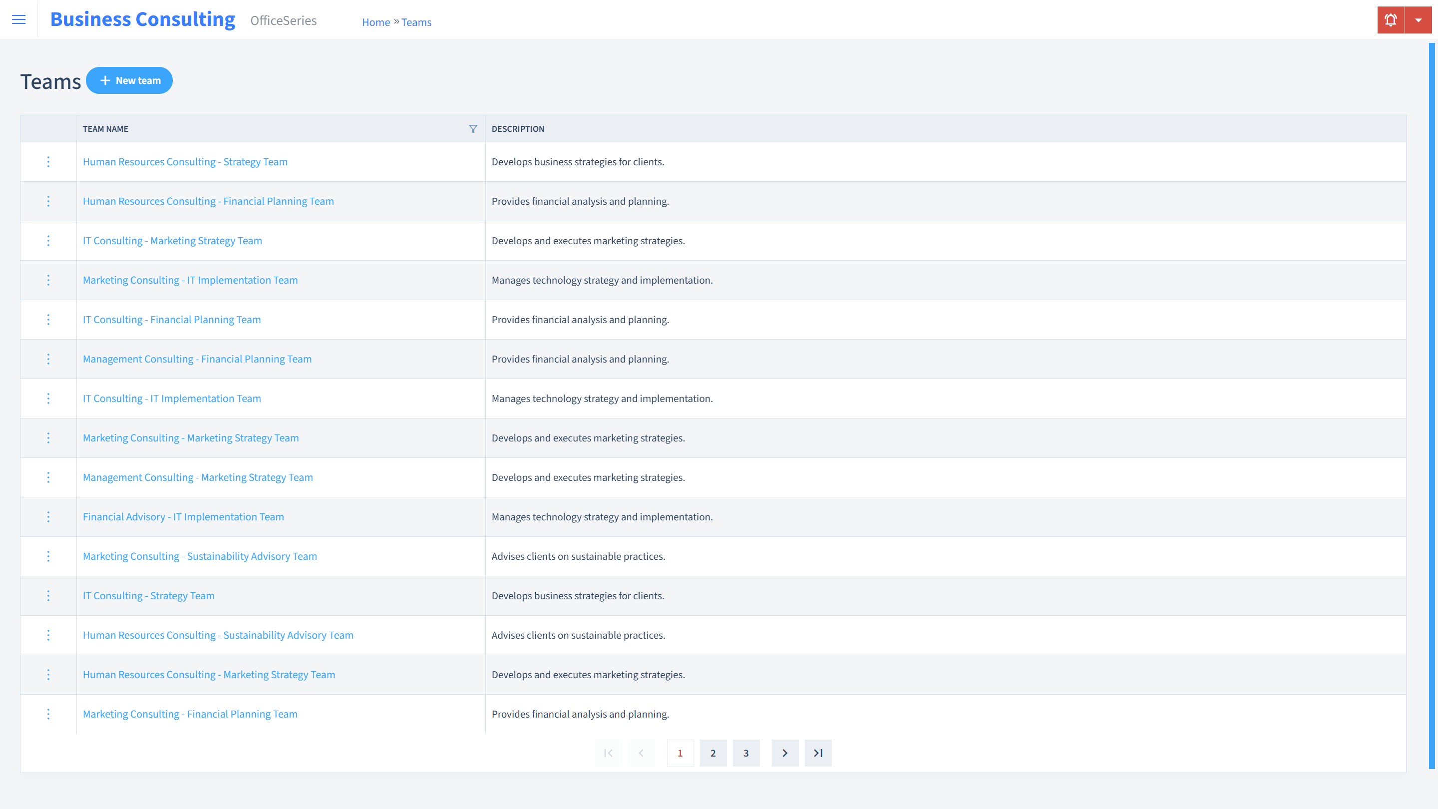 Business Consulting Timesheet Teams