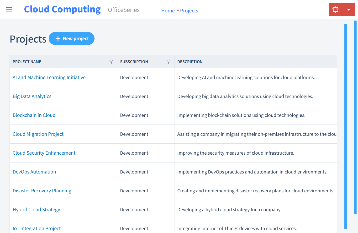 Cloud Computing Timesheet Projects