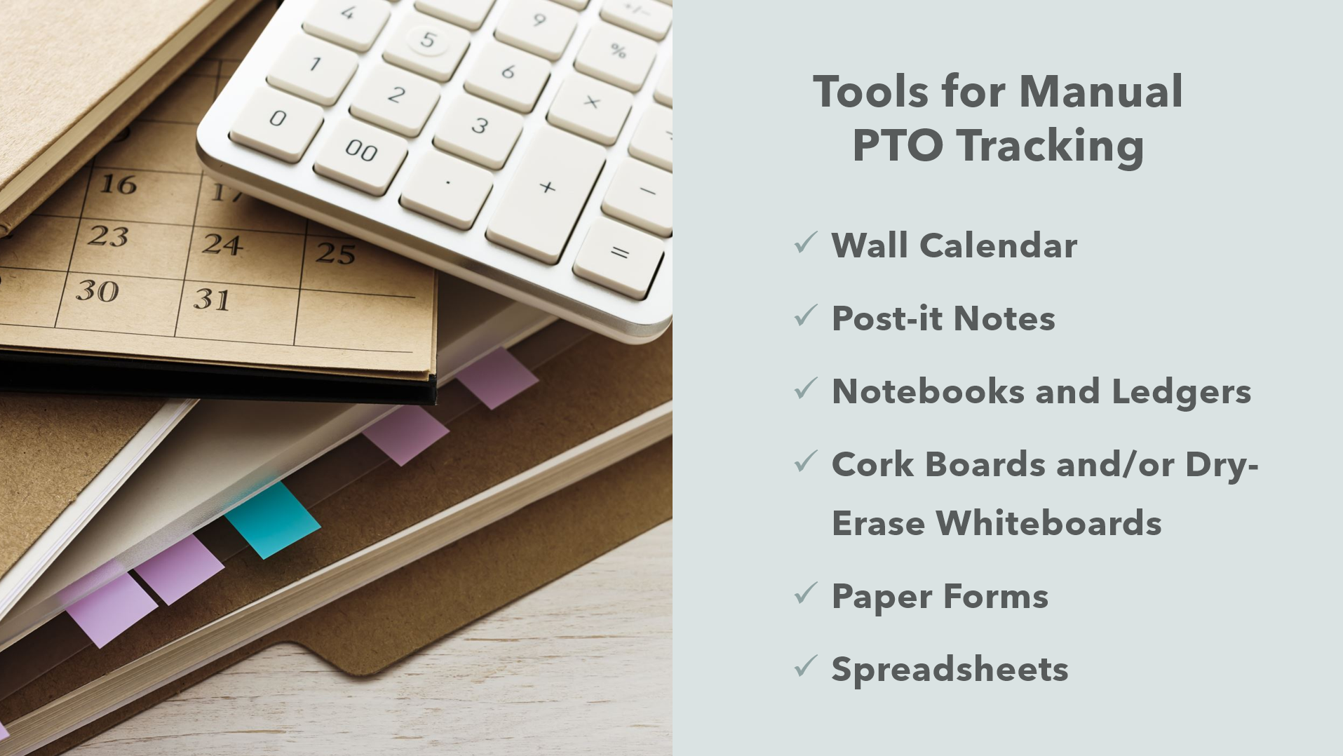 Tools For Manual PTO Tracking