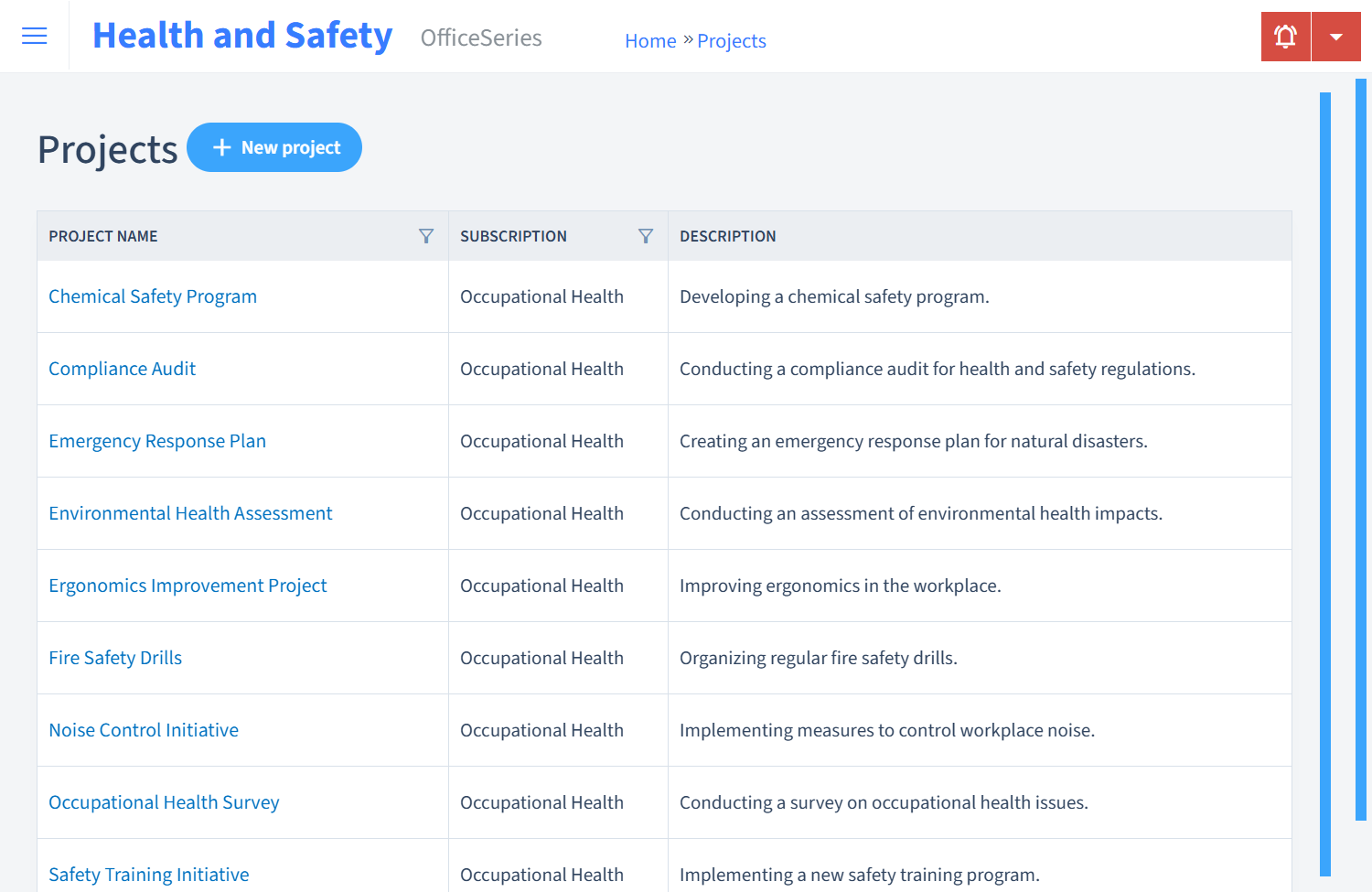 Health And Safety Timesheet Projects