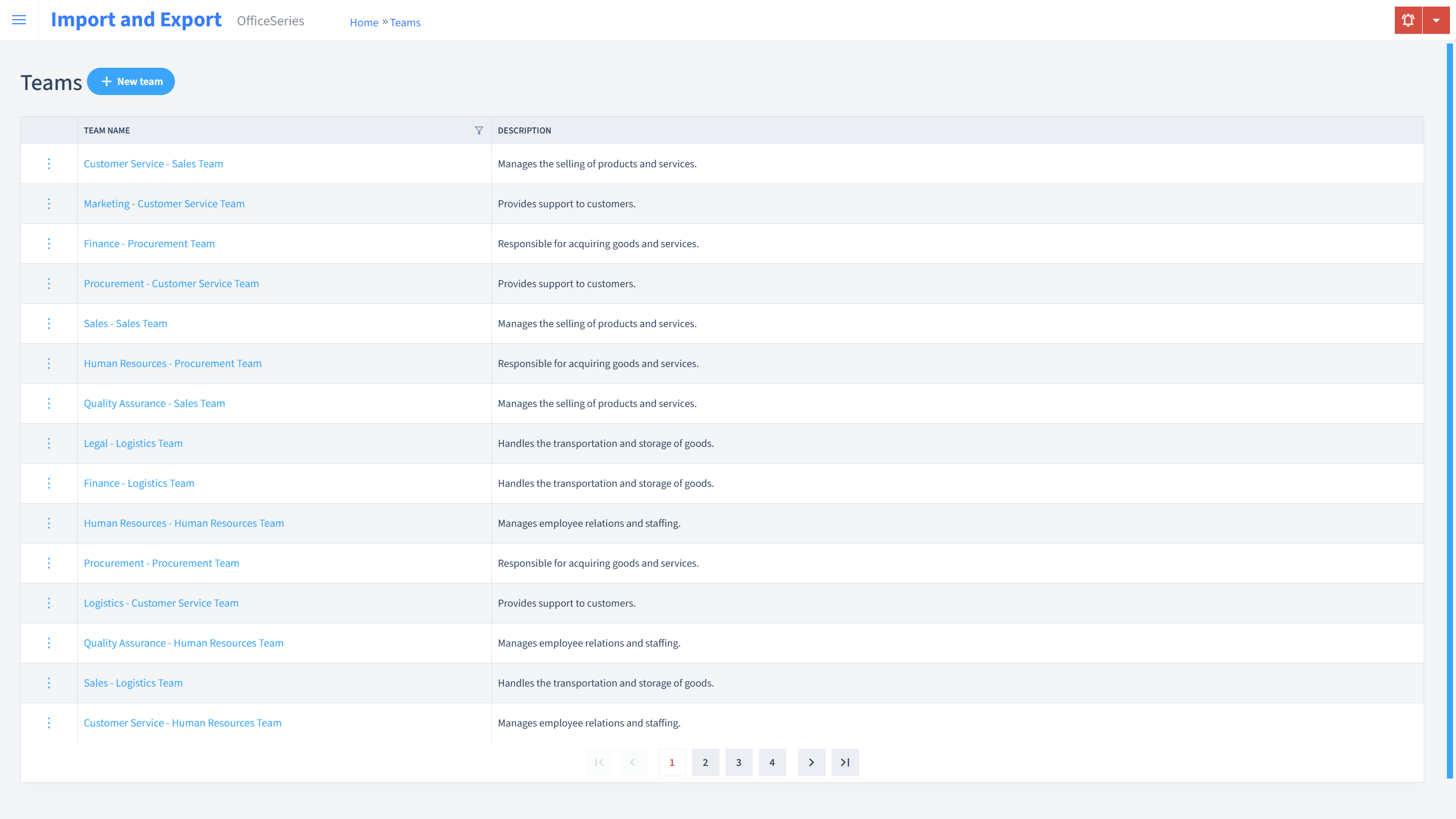 Import And Export Timesheet Teams