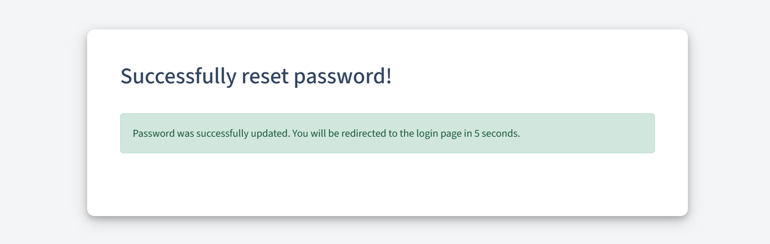 Image Forgot Password Confirmation