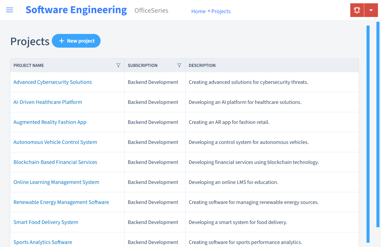 Software Engineering Timesheet Projects