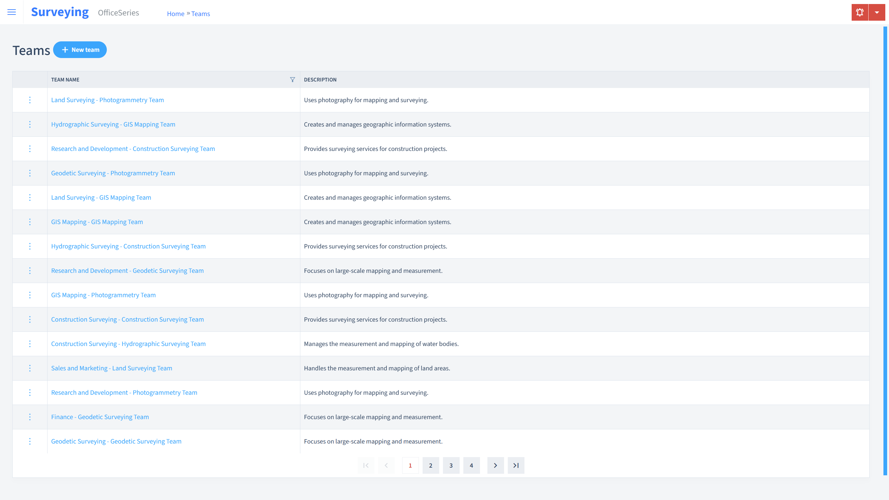 Surveying Timesheet Teams